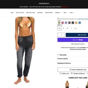 AVIATOR NATION ESSENTIAL SWEATPANTS